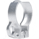 Kexuan Aluminum Receiver End Plate w/Dual Sling Clip Type Adapters for .223/5.56/.308 Buffer Tubes, Silver, ABTA13-S