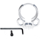 Kexuan Aluminum Receiver End Plate w/Dual Sling Clip Type Adapters for .223/5.56/.308 Buffer Tubes, Silver, ABTA13-S