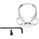 Kexuan Aluminum Receiver End Plate w/Dual Sling Clip Type Adapters for .223/5.56/.308 Buffer Tubes, Silver, ABTA13-S