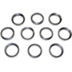 Kexuan AR-10 .308 Crush Washer Set, 10 Piece, 5/8x24, Black, MZCW02-10