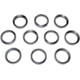 Kexuan AR-10 .308 Crush Washer Set, 10 Piece, 5/8x24, Black, MZCW02-10