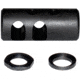 Kexuan .308 Short Muzzle Brake, 5/8x24, Black, MZ-01S-02-B