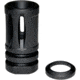 Kexuan 1/2x36 A2 Bird Cage Style Flash Hider, 9mm, Steel, Black, MZ-21-03-B