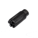 Kexuan Competition Grade Muzzle Brake Recoil Compensator for AR-15 .223/5.56 NATO, 1/2inx28 thread, Steel with Black Knurled Phosphate finish, MZ-08-01-B