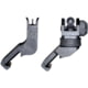 Kexuan Front &amp; Rear 45 Degree Offset Backup Polymer Sights, Black, MAFRS02
