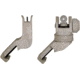Kexuan Front &amp; Rear 45 Degree Offset Backup Polymer Sights, Tan, MAFRS02-T