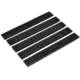Kexuan KeyMod/M-LOK Rail Covers, 5 Pack, Black, ASURC