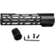 Kexuan M-LOK Free Float Handguard for .308 DPMS High Profile Uppers, 10 in, Black, MM38E10-H
