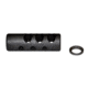Kexuan Muzzle Brake Recoil Compensator for AR-10 .LR 308, 5/8inx24 thread, Black Steel, MZ-01-02-B