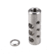 Kexuan Muzzle Brake Recoil Compensator for AR-10 .LR 308, 5/8inx24 thread,, Stainless Steel, MZ-01-02-SS