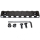 Kexuan Picatinny Rail Section for KeyMod Style Mounts, 7 Slot, Black, RL-KM7