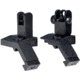 Kexuan Rapid Transition 45 degree Offset Flip-Up Sights, Aluminum Front &amp; Rear Set, Black, MAFRS04