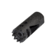 Kexuan Steel Competition Grade Muzzle Brake Recoil Compensator for AR-10 LR 308, 5/8inx24 thread, Gunmetal Black, MZ-09-02-B