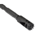 Kexuan Steel Competition Grade Muzzle Brake Recoil Compensator for AR-15 .223, 1/2inx28 thread, Gunmetal Black, MZ-09-01-B