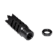 Kexuan Tactical 5/8inx24 Competition Grade Muzzle Brake for AR-15, Steel with Black Phosphate Finish, MZ-05-02-B