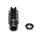 Kexuan Tactical 5/8inx24 Competition Grade Muzzle Brake for AR-15, Steel with Black Phosphate Finish, MZ-05-02-B