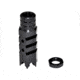 Kexuan Tactical 5/8inx24 Competition Grade Muzzle Brake for AR-15, Steel with Black Phosphate Finish, MZ-05-02-B