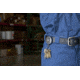 Key-Bak 3 Retractable Reel w/ 24in Stainless Steel Chain, Chrome Front, 1.75in Steel Belt Loop, Split Ring 0003-011