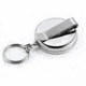 Key-Bak 36in Kevlar Keyholder, Textured Front, PAC, Chrome, 0484-721