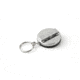 Key-Bak 3B Retractable Reel w/ 24in Stainless Steel Chain, Black Front, 1.75in Steel Belt Loop, Split Ring 0003-013