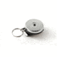 Key-Bak 484-HDK Retractable Reel w/ 48in Kevlar Cord,Chrome Front, Removable Swivel Belt Clip, 8oz Retraction, Split Ring 0484-821