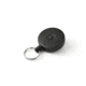 Key-Bak 484B-HDK Retractable Reel w/ 48in Kevlar Cord, Black Front, Removable Swivel Belt Clip, 8oz Retraction, Split Ring 0484-823