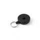Key-Bak 484B-HDK Retractable Reel w/ 48in Kevlar Cord, Black Front, Removable Swivel Belt Clip, 8oz Retraction, Split Ring 0484-823