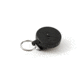 Key-Bak 484B-HDK Retractable Reel w/ 48in Kevlar Cord, Black Front, Removable Swivel Belt Clip, 8oz Retraction, Split Ring 0484-823