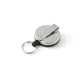 Key-Bak 485B-HDK Retractable Reel w/ 48in Kevlar Cord, Black Front, Steel Belt Clip, 8oz Retraction, Split Ring 0485-823