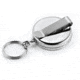Key-Bak 48in Kevlar Keyholder, Textured Front, Bulk, Chrome, 0484-802
