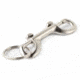 Key-Bak 5906 Double Ended Bolt Snap, Key Accessory w/ 1.125in Split Ring, Chrome 0305-906