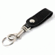 Key-Bak 6139 Leather Strap Bolt Snap Key Accessory w/ 1.125in Split Ring, Black 0306-139