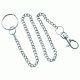 Key-Bak 7402 Pocket Chain Bolt Snap Key Accessory w/ 1.125in Split Ring, 19in Chain, Chrome 0307-402