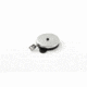 Key-Bak 7LS Industrial Retractable Reel w/ 24in Stainless Steel Chain, Polycarbonate Bracket Mount Back, Chrome Front, Large Swivel 0007-013