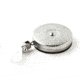 Key-Bak Bracket Mount Keyholder, front &amp; plastic clamp, Chrome, 0007-022