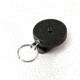 Key-Bak Cable Keyholder, Standard Clip, Textured Front, Bulk, Black, 0485-004