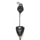 Key-Bak Mic-Bak Radio Retractable Tether, w/ Ratch-It Carabiner 36 in, Black 0KR3-4A11