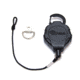 Key-Bak Mic-Bak Radio Retractable Tether, w/ Ratch-It Carabiner 36 in, Black 0KR3-4A11