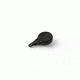 Key-Bak Mini-Bak Flex-Hook ID Retractable Reel w/ 36in Nylon Cord, Steel Belt Clip, Flexible ID Flex-Hook, Black 0057-104
