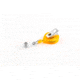 Key-Bak Mini-Bak ID Retractable Reel w/ 36in Nylon Cord, Swivel Bulldog Clip, Vinyl ID Strap, Translucent Yellow 0216-015
