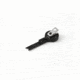 Key-Bak Mini-Bak ID Twist-Free Retractable Reel w/ 36in Nylon Cord, Swivel Bulldog Clip, Twist-Free ID Strap, Black 0067-013