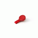 Key-Bak Mini-Bak ID Twist-Free Retractable Reel w/ 36in Nylon Cord, Swivel Bulldog Clip, Twist-Free ID Strap, Red 0069-015