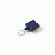 Key-Bak Mini-Bak Square Retractable Reel w/ 36in Nylon Cord, Steel Belt Clip, Split Ring, Red 0081-S05