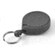 Key-Bak Mini-Bak, Swivel Clip, Nylon Cord, Gray, 36in., NO KEY0024-005