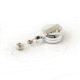 Key-Bak Retract-A-Badge ID 5-Pack Retractable Reel w/ 36in Cord, Belt Clip, Vinyl ID Strap, Chrome 0200-240