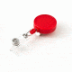 Key-Bak Retract-A-Badge ID 5-Pack Retractable Reel w/ 36in Cord, Belt Clip, Vinyl ID Strap, Red 0200-239