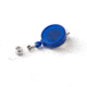 Key-Bak Retract-A-Badge ID 5-Pack Retractable Reel w/ 36in Cord, Swivel Bulldog Clip, Vinyl ID Strap, Translucent Blue 0200-415