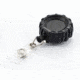 Key-Bak Retract-A-Badge ID TIRE Shaped 5-Pack Retractable Reel w/ 36in Cord, Belt Clip, Vinyl ID Strap, Black 0308-741