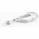 Key-Bak Retract-A-Badge ID Carabiner and Belt Clip 5-Pack Retractable Reel w/ 36in Cord, Twist-Free Vinyl ID Strap, White 0200-756