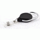 Key-Bak Retract-A-Badge ID Carabiner 25-Pack Retractable Reel w/ 36in Cord, Twist-Free Vinyl ID Strap, Black 0200-751